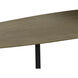 Houda 58.5 X 34 inch Antique Brass / Antique Bronze / Black Coffee Table